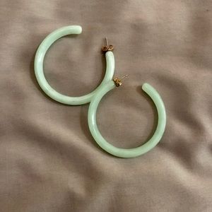 Anthropologie hoop earrings